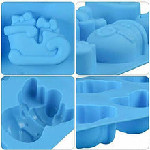 Carica l'immagine nel visualizzatore di Gallery, Christmas stampini in silicone BESTZY 3PCS sapone Silicone stampo per...