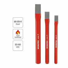Carica l'immagine nel visualizzatore di Gallery, WORKPRO Set Scalpelli per Meccanico e Muratore 3 Pezzi, a...