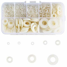 Carica l'immagine nel visualizzatore di Gallery, KINDPMA Rondelle in Plastica 500 Pezzi Kit Rondella Nylon Gomma...