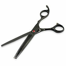 Carica l'immagine nel visualizzatore di Gallery, Aussel set di forbici e pettine per cane, 7 Black Thinning Scissor