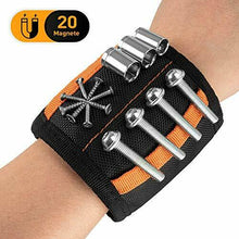 Carica l'immagine nel visualizzatore di Gallery, MUSCCCM Bracciale Magnetico,Polsiera Magnetica con 20 Forti Magneti per...