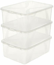 Carica l'immagine nel visualizzatore di Gallery, AmazonBasics - Set di 3 contenitori portaoggetti, 3 portaoggetti