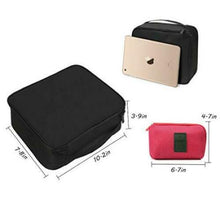Carica l'immagine nel visualizzatore di Gallery, DIMJ Porta Trucchi da Viaggio, Borsa Trucco Professionale Beauty Case Nero