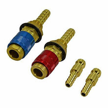 Carica l'immagine nel visualizzatore di Gallery, Raffreddato ad acqua &amp; Adattatore per gas connettori rapidi Fitting per...