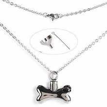 Carica l'immagine nel visualizzatore di Gallery, Pssopp Cane Urn Collana Memoriale Ossa Urna Pet Ciondolo in...