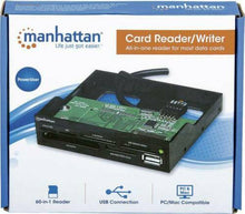 Carica l'immagine nel visualizzatore di Gallery, Lettore di schede di memoria da incasso per slot 3.5" per case PC, Micro SD USB