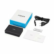 Carica l'immagine nel visualizzatore di Gallery, Caricatore USB da tavolo da 60W, con 10 porte USB e Tecnologia PowerIQ