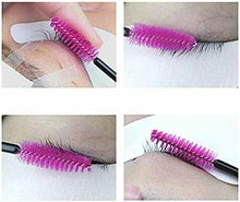 Carica l'immagine nel visualizzatore di Gallery, 100 x Pennelli usa e getta per applicazione mascara per cigli e sopracciglia