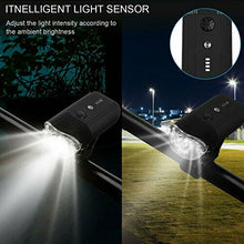 Carica l'immagine nel visualizzatore di Gallery, LED illuminazione bicicletta USB ricaricabili luce N8-Nero