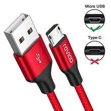 Carica l'immagine nel visualizzatore di Gallery, RAVIAD Cavo Micro USB [4 Pezzi:0.3m,1m,2m,3m] 0.3m 1m 2m 3m