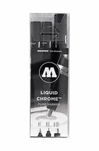 Carica l'immagine nel visualizzatore di Gallery, Molotow Liquid Chrome - Set di 3 pennarelli con inchiostro speciale con...