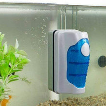 Carica l'immagine nel visualizzatore di Gallery, Spugnetta lavavetri per pulizia acquario, Doppia spazzola a calamita per vetro