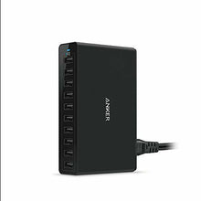 Carica l'immagine nel visualizzatore di Gallery, Caricatore USB da tavolo da 60W, con 10 porte USB e Tecnologia PowerIQ