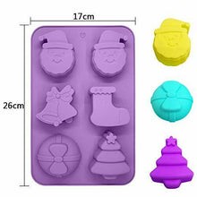 Carica l'immagine nel visualizzatore di Gallery, Christmas stampini in silicone BESTZY 3PCS sapone Silicone stampo per...