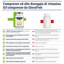 Carica l'immagine nel visualizzatore di Gallery, GloryFeel Integratore Vitamina D 1000 IU 25mcg | 400 Compresse ad Alto Dosagg...
