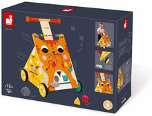 Carica l'immagine nel visualizzatore di Gallery, Janod- Gatto Carrello multiattività in Legno, Multicolore, J08005 Multicolore