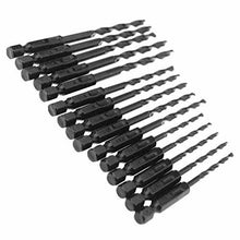 Carica l'immagine nel visualizzatore di Gallery, Ototec Emma,Set di 15 punte per trapano da 3mm/4mm/5mm e 1/4", in acciaio,...