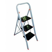 Carica l'immagine nel visualizzatore di Gallery, FRAMAR Slimmy 3 Sgabello con 3 Gradini Antiscivolo, Blocco di Sicurezza e...