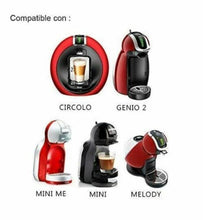 Carica l'immagine nel visualizzatore di Gallery, 5 x Capsule ricaricabili compatibili per Dolce Gusto Kit con dosatore + spazzola