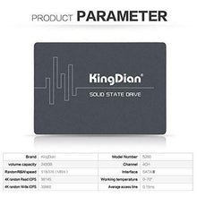Carica l'immagine nel visualizzatore di Gallery, KingDian 240GB-Disco 128 m Cache SATAIII disk SSD Solid State S280 240 GB