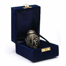 Carica l'immagine nel visualizzatore di Gallery, Memorial Urn Urna commemorativa Classica Westminster a Cupola Nera per...