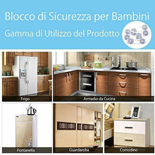 Carica l'immagine nel visualizzatore di Gallery, Bambino Chiusure di Sicurezza Cinghia Serrature per Armadietto,...