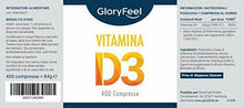Carica l'immagine nel visualizzatore di Gallery, GloryFeel Integratore Vitamina D 1000 IU 25mcg | 400 Compresse ad Alto Dosagg...
