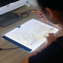 Carica l'immagine nel visualizzatore di Gallery, Tavoletta LED luminosa per ricalco A4, Con cavo USB 33.5 x 23.3 cm