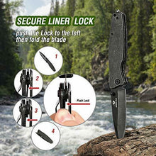 Carica l'immagine nel visualizzatore di Gallery, MOSSY OAK Coltello Pieghevole Serramanico, Tascabile di...
